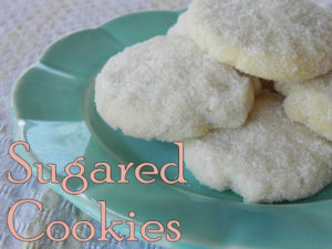 sugared cookies